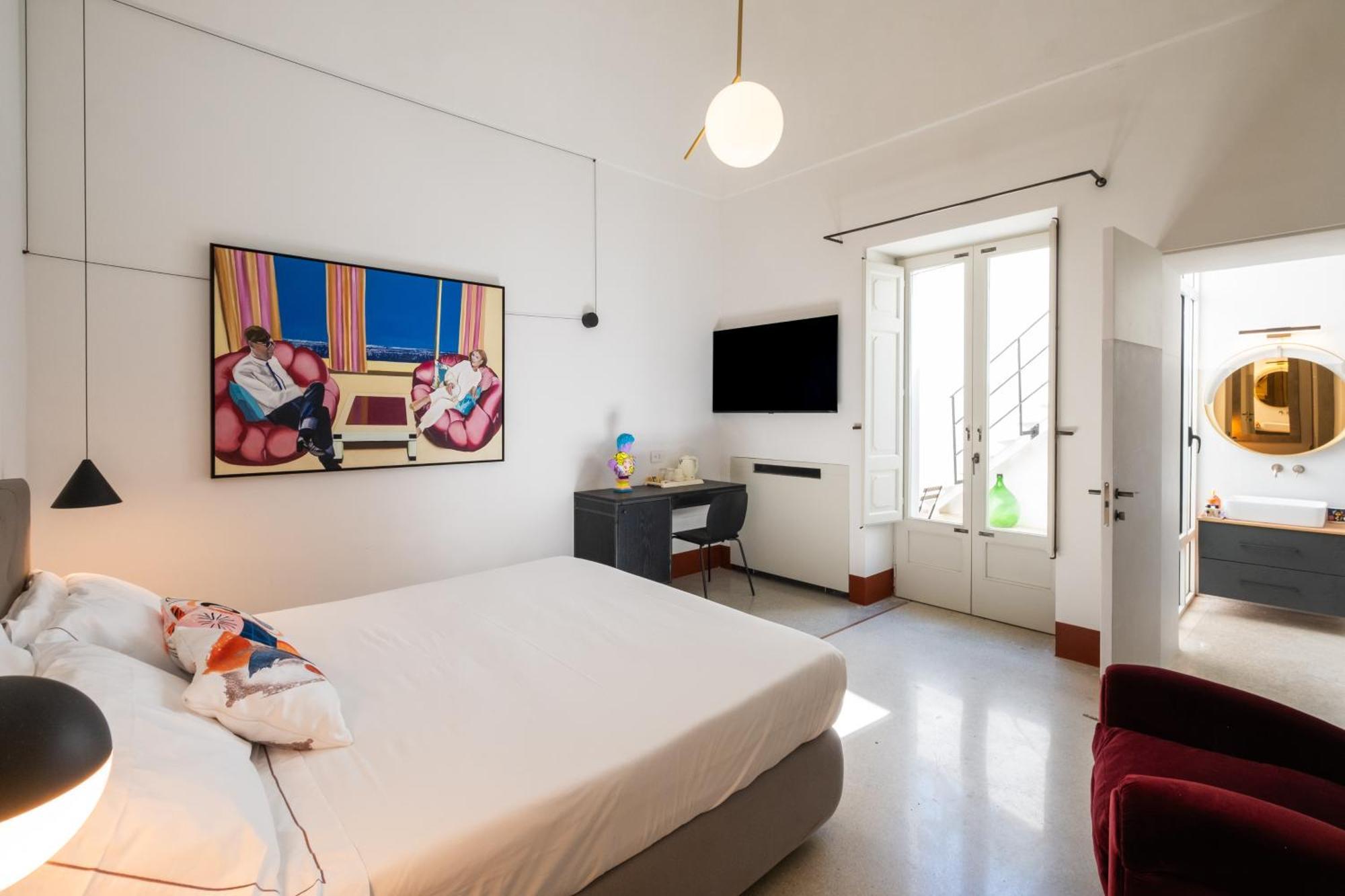 Dimora Del Vescovo Art Boutique Hotel มิแนร์วิโนดิเลชเช ภายนอก รูปภาพ
