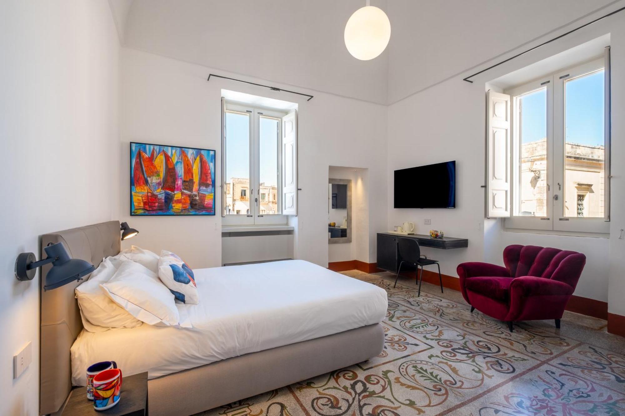 Dimora Del Vescovo Art Boutique Hotel มิแนร์วิโนดิเลชเช ภายนอก รูปภาพ